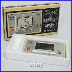 LCD VERMIN MT-03 Boxed Game Watch Handheld Tested Nintendo JAPAN Ref 2823