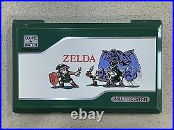 Legend Of Zelda Nintendo Game And Watch Rare Double Screen With Box and Manuals