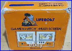 Life Boat Lifeboat Multi Screen Nintendo Game & Watch Boxed TC-58 1983