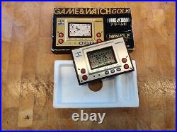 MANHOLE NINTENDO GAME & WATCH GOLD boxed! 1981 MH-06