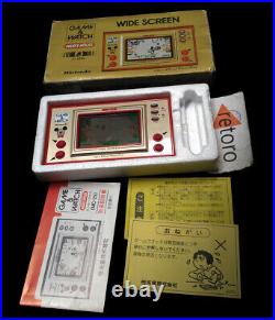 MICKEY MOUSE Nintendo GAME & WATCH LCD Handheld Wide Screen Tested Complete