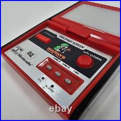 Mario Bombs Away Nintendo Game and Watch Panorama Screen Working Handheld TB-94