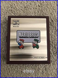 Mario Bros Multi Screen 1983 Nintendo Game & Watch