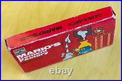 Mario's Cement Factory Nintendo Game & Watch with Original Box & Instructions