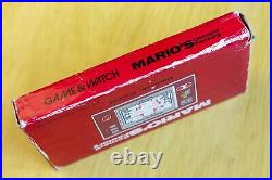 Mario's Cement Factory Nintendo Game & Watch with Original Box & Instructions