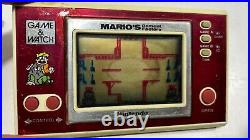 Mario's Cement Factory Nintendo Game and & Watch Widescreen 1983