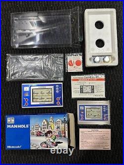 Mint Boxed Nintendo Game & Watch Manhole 1983 Game NH-103 With E-reader Card
