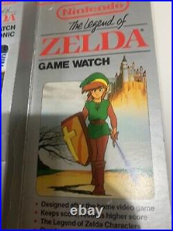 Mint In Box Working With Battery Nintendo Rare White Zelda Watch Game By Nelsonic