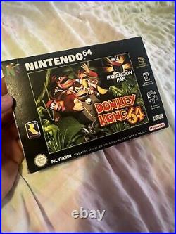 N64 DONKEY KONG 64 Nintendo 64 PAL Boxed