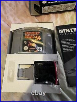 N64 DONKEY KONG 64 Nintendo 64 PAL Boxed