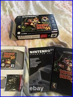 N64 DONKEY KONG 64 Nintendo 64 PAL Boxed