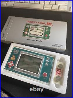 NEW Game & Watch Donkey Kong jr 1982 Japan GREAT OUTER BOX MIRACLE ITEM