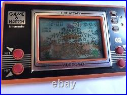 NINTENDO CGL GAME & WATCH FIRE ATTACK ID-29 1982 Perfect condition