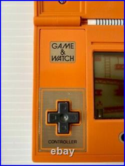 NINTENDO GAME AND & WATCH Donkey Kong TESTED Complete withBox With battery JAPAN