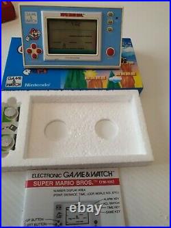 NINTENDO GAME AND WATCH MARIO COLLECTION 3 RETRO GAMES + 35 YEAR ltd UNIT