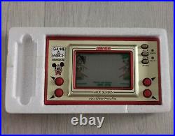 NINTENDO GAME AND WATCH MICKEY MOUSE JI 21 boite insert notice fonctionnel 1981
