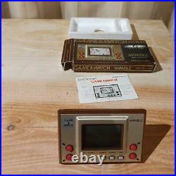 NINTENDO GAME AND & WATCH Manhole with BOX & Manual 1981 Boxed