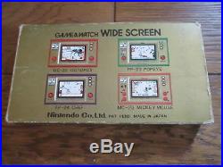 NINTENDO GAME AND & WATCH Parachute 1981 Complete with BOX Manual & Bag