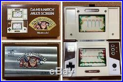 NINTENDO GAME & WATCH DONKEY KONG Multi Screen GAME AND WATCH Tested Boxed