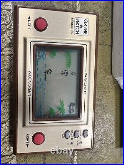 NINTENDO GAME & WATCH PARACHUTE with BOX and manual PR-21 1981 v. Good