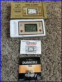 NINTENDO Parachute Game & Watch COMPLETE BOX TESTED/ WORKS