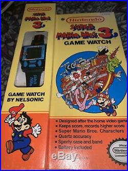 NOS Nelsonic Mint In Box Nintendo Mario 3 Game Watch