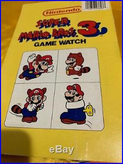 NOS Nelsonic Mint In Box Nintendo WHITE Super Mario Bros. 3 Game Watch
