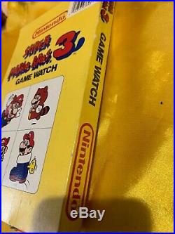 NOS Nelsonic Mint In Box Nintendo WHITE Super Mario Bros. 3 Game Watch