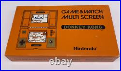 NOS Nintendo Game & Watch Multi Screen Donkey Kong DK-52 1982 MIB CIB NEW