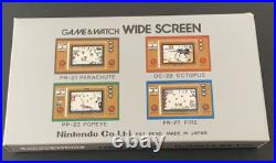 NOS Nintendo Game & Watch Wide Screen Turtle Bridge TL-28 1982 MIB CIB