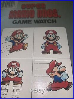Nelsonic New Old Stock Nintendo Super Mario Bros Watch Game. Mint Box and Watch