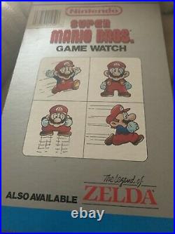 Nelsonic New Old Stock Nintendo Super Mario Bros Watch Game. Mint In Box