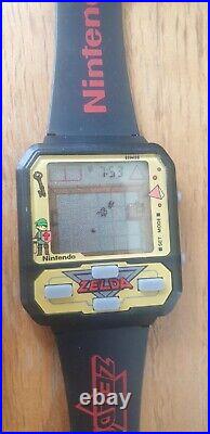 Nelsonic Nintendo 1989 Very Rare Zeon Zelda Game Watch Perfect Example See Video