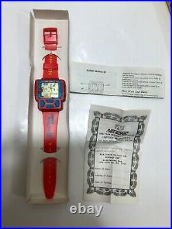 Nelsonic Nintendo RED Super Mario 3 Game Watch Boxed 1999