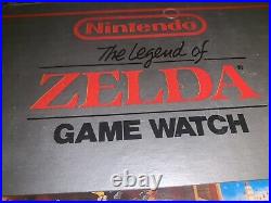 New Old Stock Mint Nelsonic Unused Nintendo Red Legend of Zelda Game Watch
