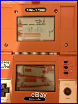 Nintendo 1982 Game & Watch Multi Screen Donkey Kong DK-52 Boxed + Instructions