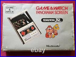 Nintendo Donkey Kong Jr Panorama Game and Watch CJ-93 with box