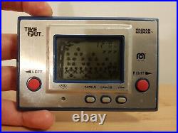 Nintendo FIREMAN Game and Watch RC-04 Time Out Mego Corp. Japan 1980. WORKS
