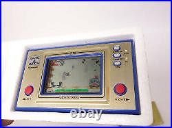 Nintendo Fire Game & Watch FR-27 with Box and Vintage Maxell LR43 Battery Package