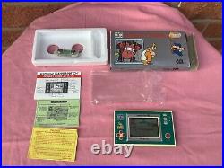 Nintendo Game And Watch Boxed Donkey Kong Jr, Paperwork, Etc