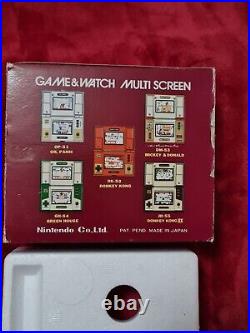 Nintendo Game And Watch Mario Bros Multi Screen Game. Boxed Retro 80s Game