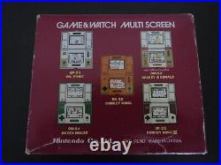 Nintendo Game And Watch Mario Cement Factory multi screen Excellent condition