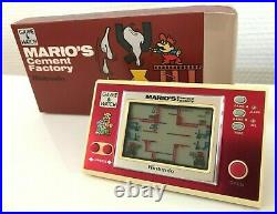 Nintendo Game & Watch 1983 G&W Mario's Cement Factory, very good condition ML-10