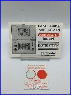 Nintendo Game&Watch Bombsweeper OVP TOP Zustand vollständig BD-62
