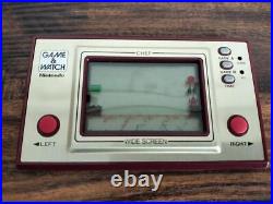 Nintendo Game & Watch CHEF FP-24 Wide Screen Retro Vintage Handheld Game Tested