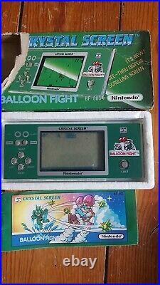 Nintendo Game & Watch Crystal Screen Balloon Fight BF-803 rare 1986