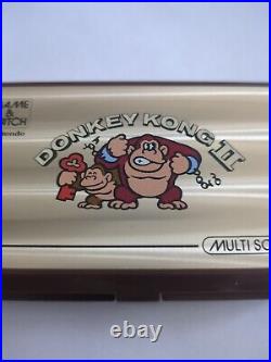 Nintendo Game & Watch DONKEY KONG II JR-55 BOXED Superb Condition Tested Working