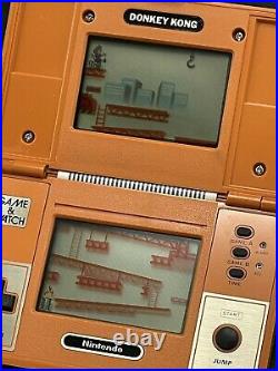 Nintendo Game & Watch DONKEY KONG Multi Screen Orange Tested great Collection JP