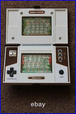 Nintendo Game Watch Donkey Kong 2 Jr-55 1982 Mint Superb Faceplate Film Intact