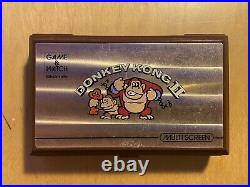 Nintendo Game & Watch Donkey Kong 2 Jr-55 1983 Exc Cond Faceplate Film Intact